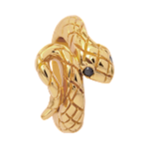 630-G02 , Christina Design London Slange Ring med Safir